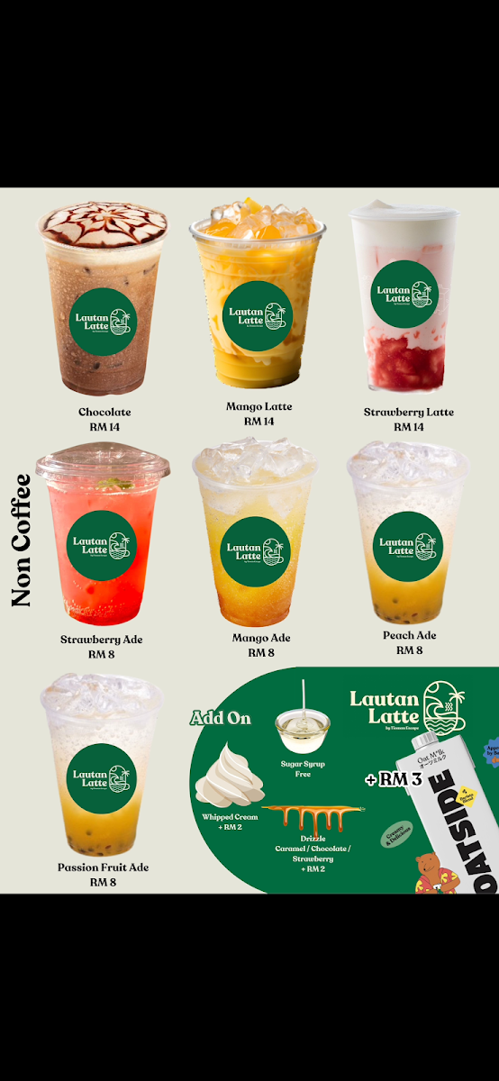 Lautan Latte Cafe Photo Menu 1