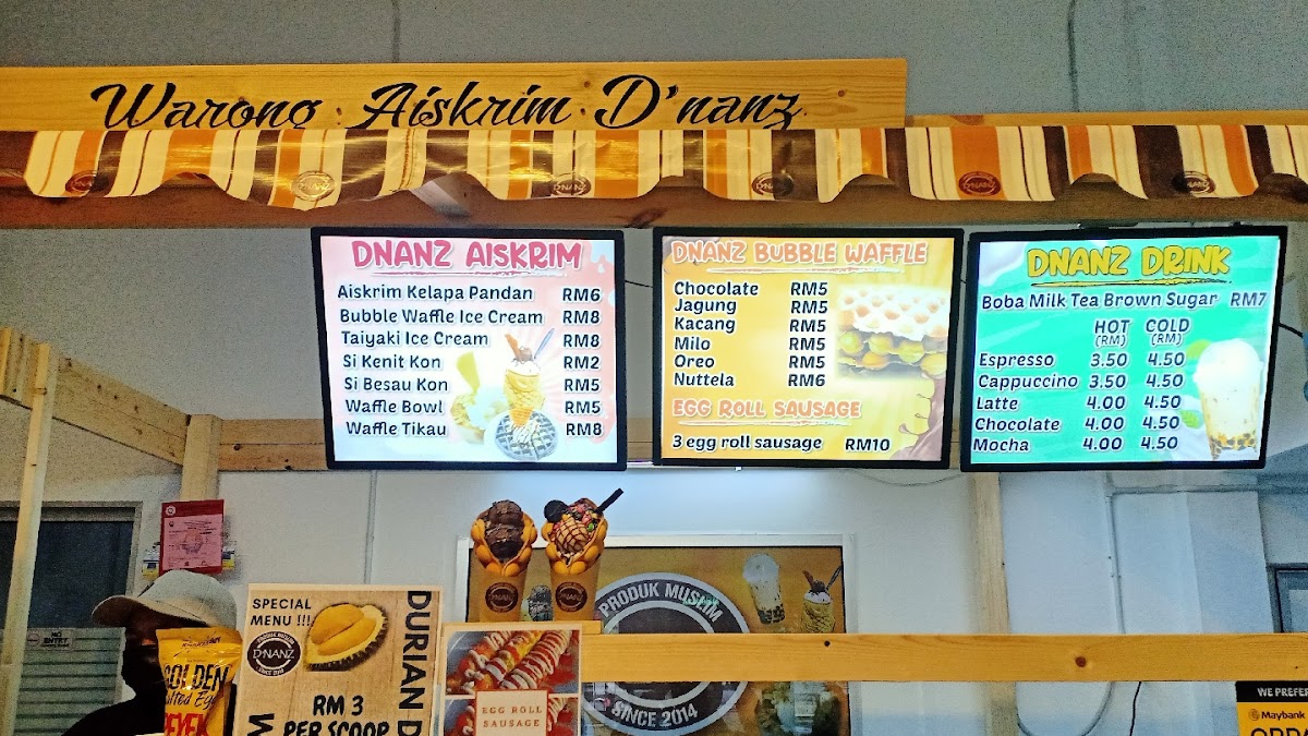 Warong Aiskrim D'Nanz Photo Menu 2