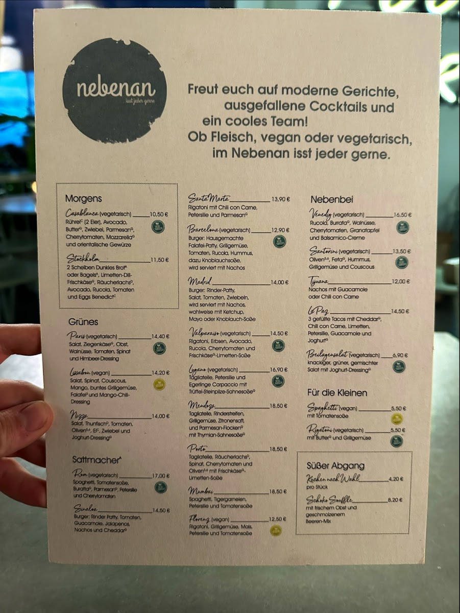 Restaurant Nebenan Bahnstadt Photo Menu 10