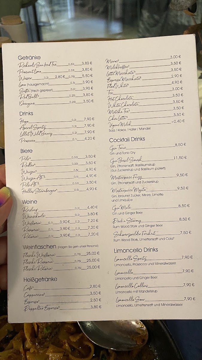 Restaurant Nebenan Bahnstadt Photo Menu 5
