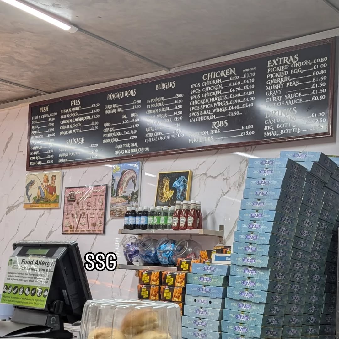George’s Fish Bar Photo Menu 5