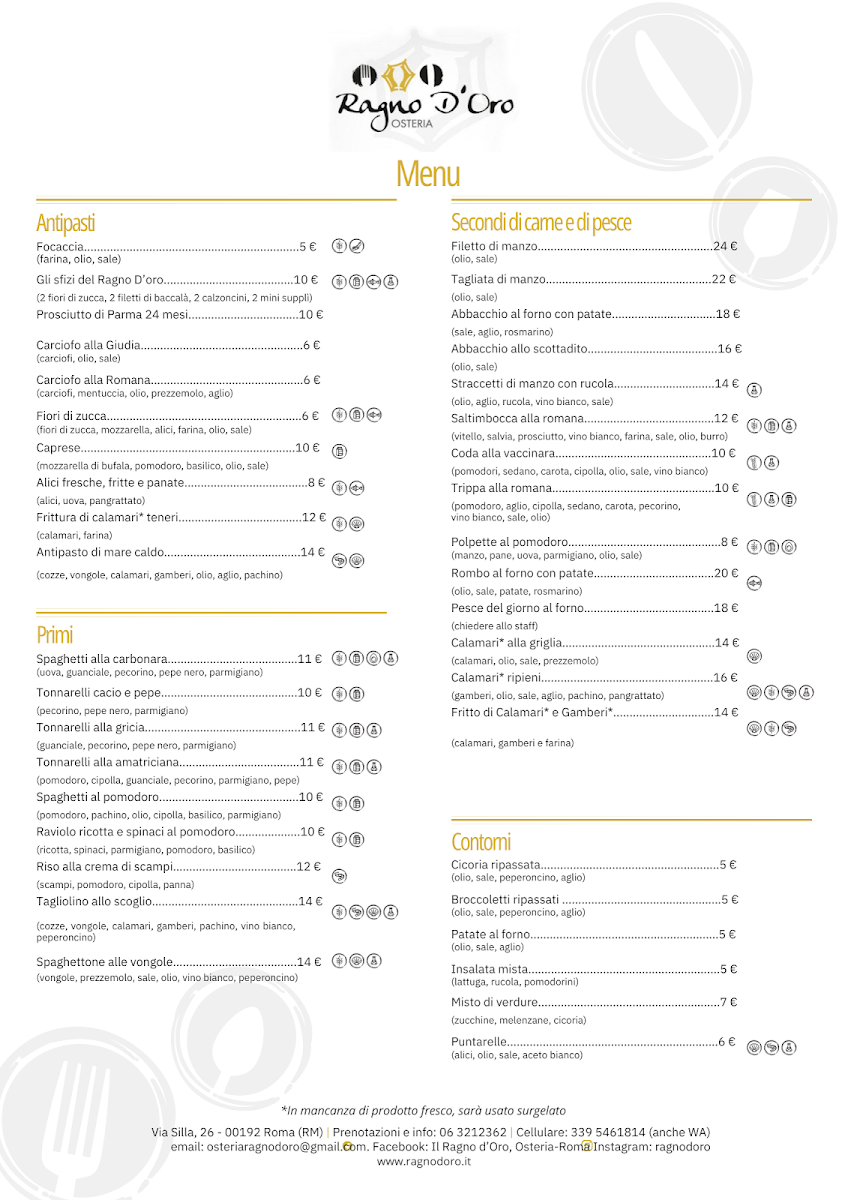 Osteria Ragno d'oro Photo Menu 7