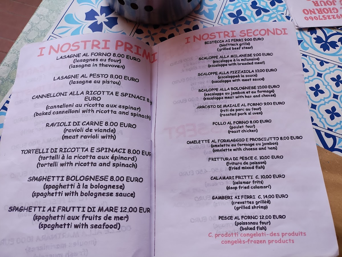 Ristorante Centrale 2000 Photo Menu 2
