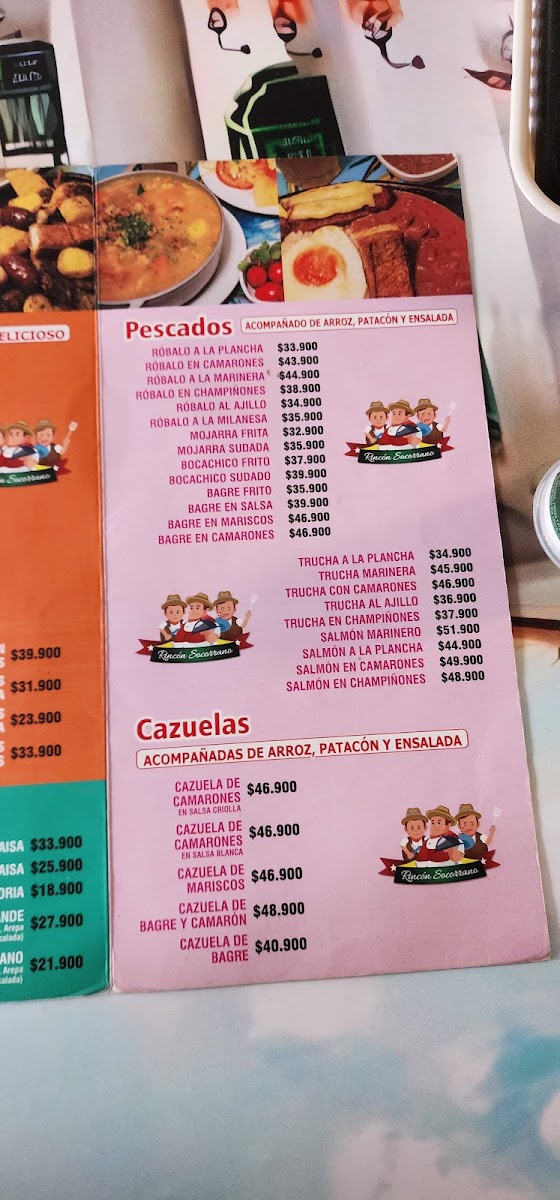 Restaurante Rincón Socorrano Photo Menu 3