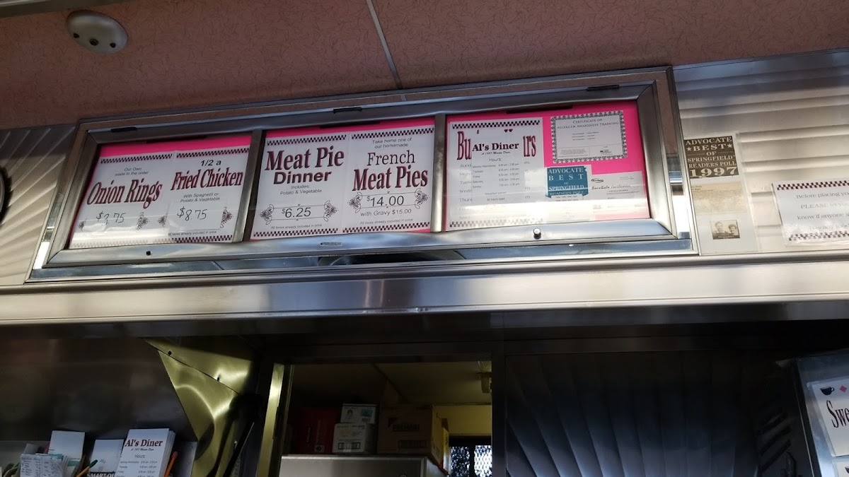 Al's Diner Photo Menu 5