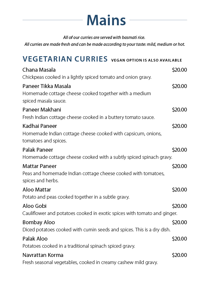 Empress of india Photo Menu 3