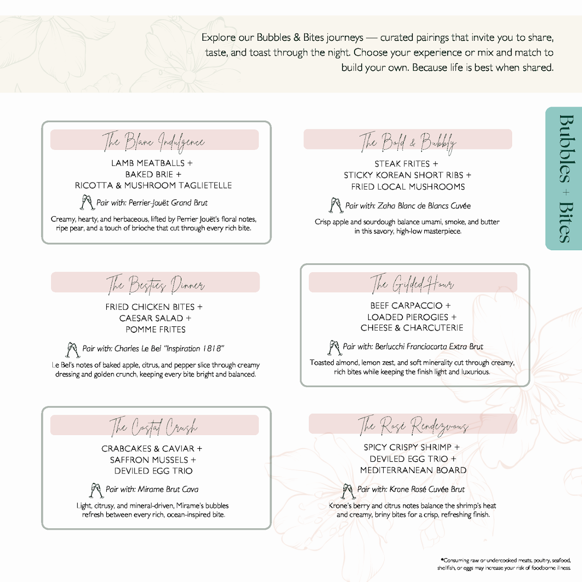 Blanc Champagne Bar Photo Menu 6
