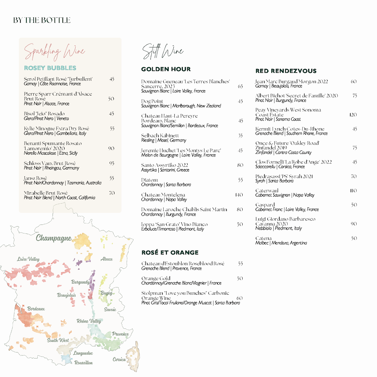 Blanc Champagne Bar Photo Menu 7