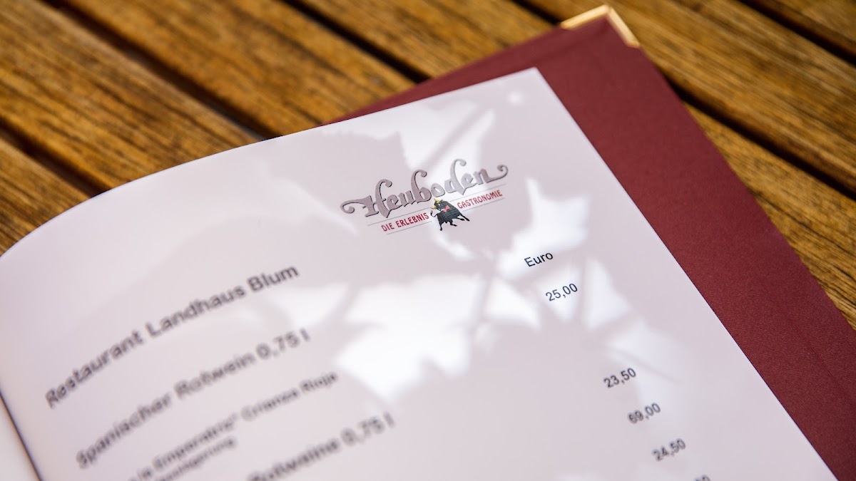 Heuboden - Restaurant Landhaus Blum Photo Menu 4