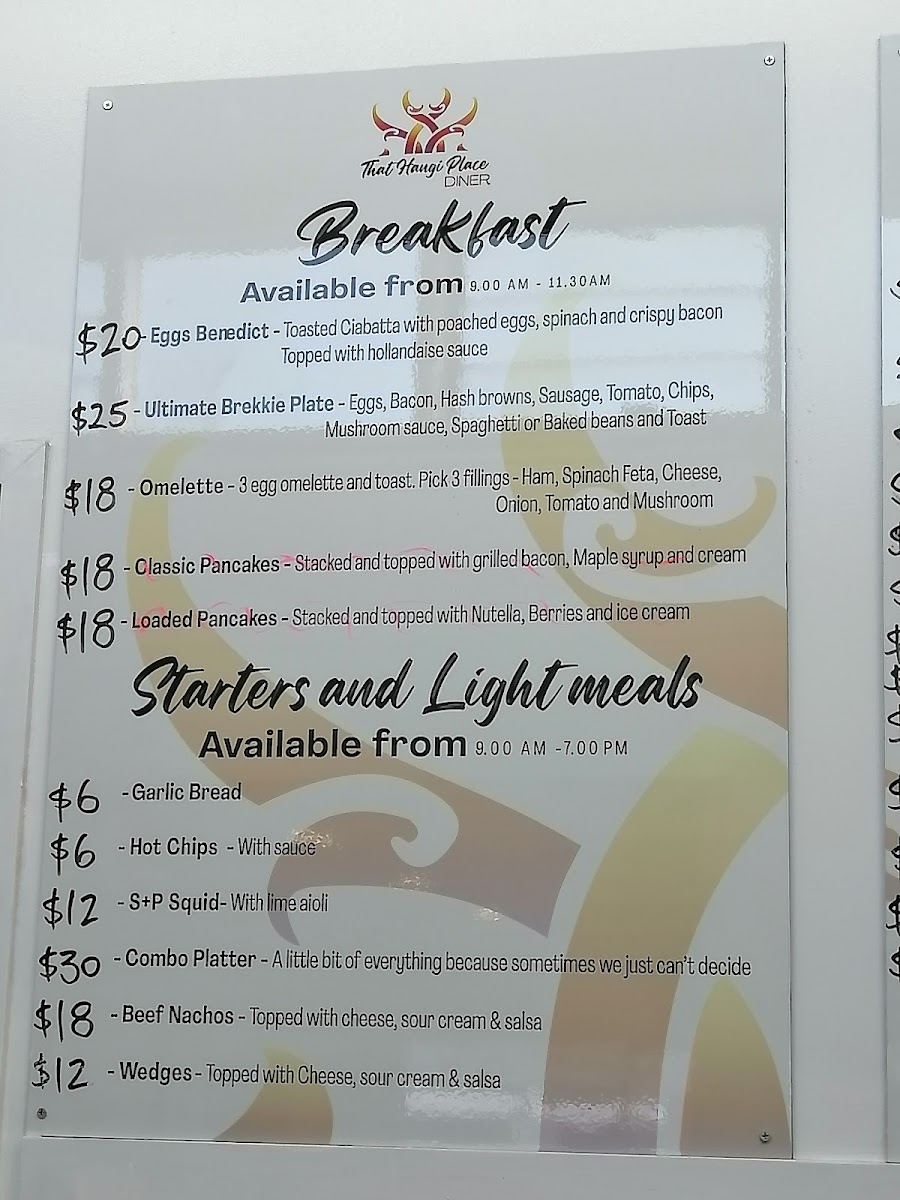 That Hangi Place Photo Menu 1
