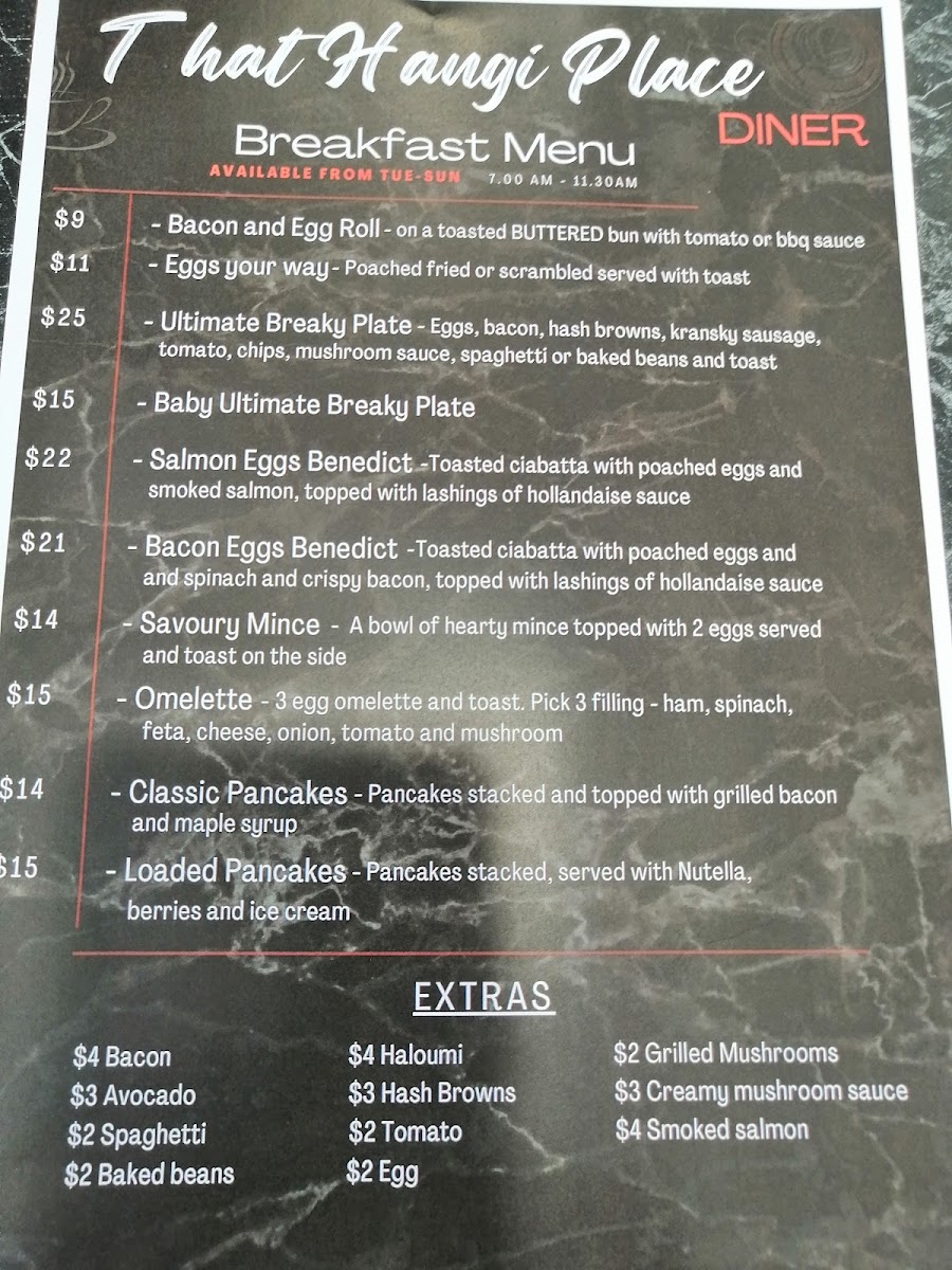 That Hangi Place Photo Menu 5
