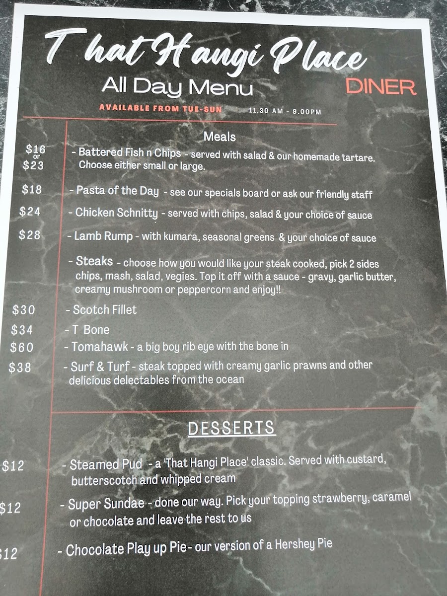 That Hangi Place Photo Menu 7