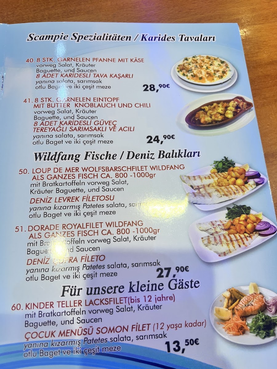 Orkinus Fisch-Grill-Haus Photo Menu 1