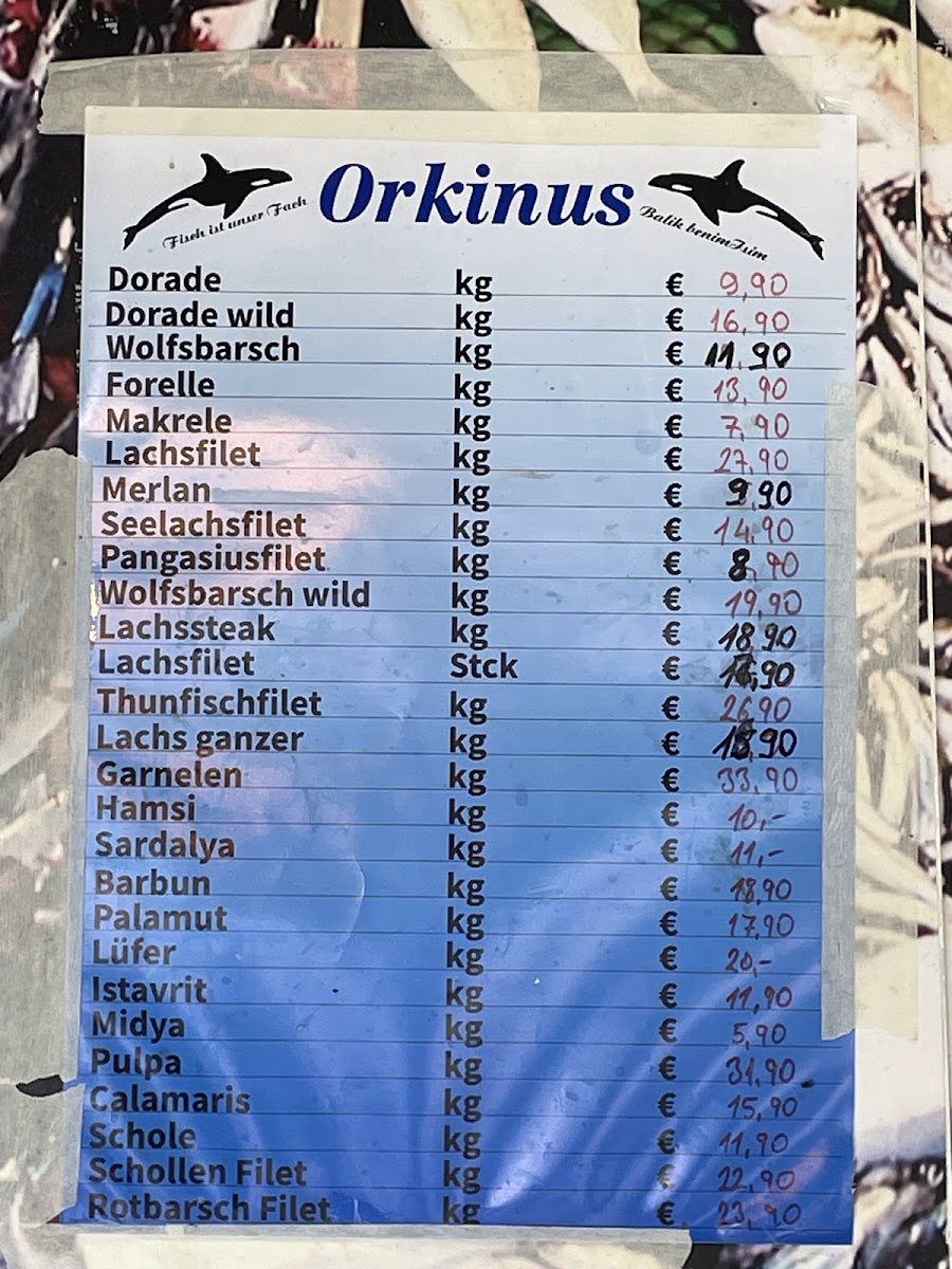 Orkinus Fisch-Grill-Haus Photo Menu 7
