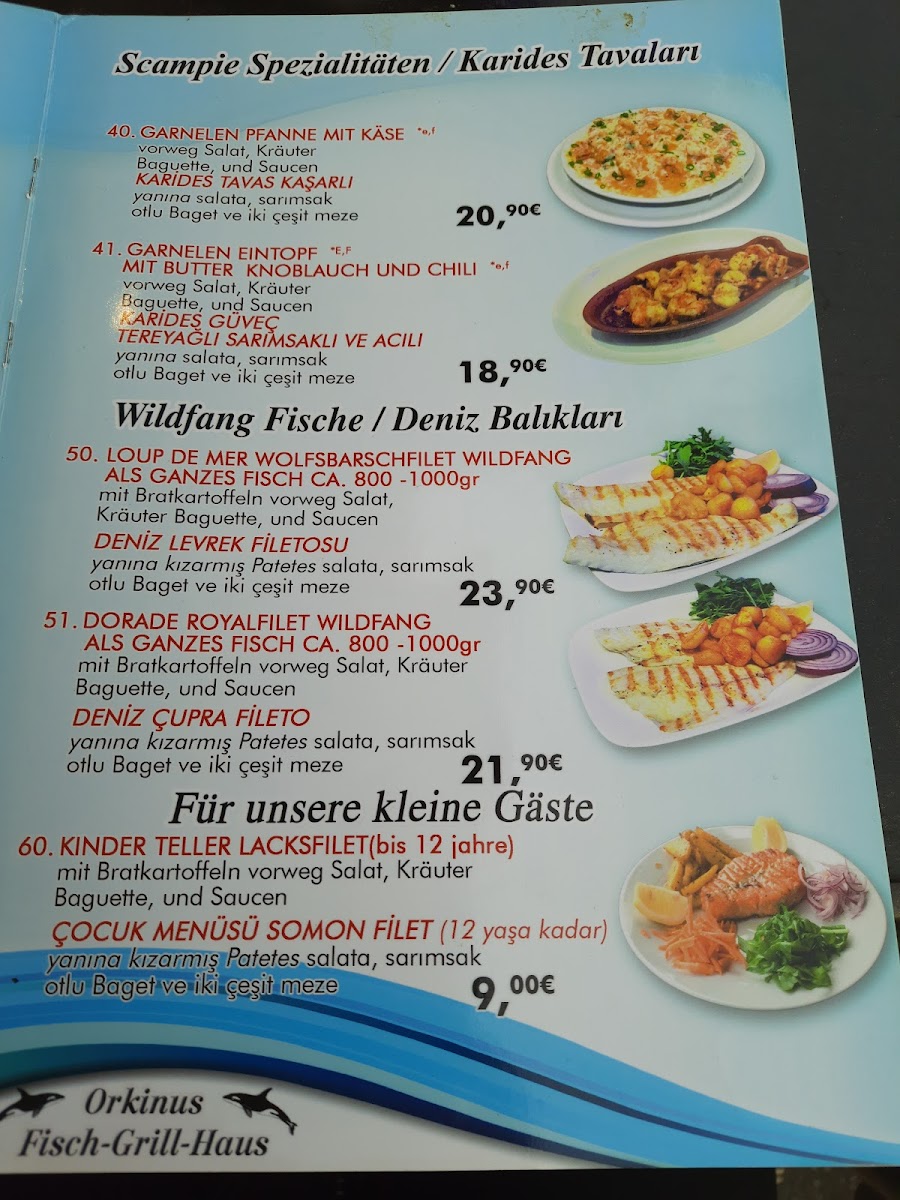 Orkinus Fisch-Grill-Haus Photo Menu 8