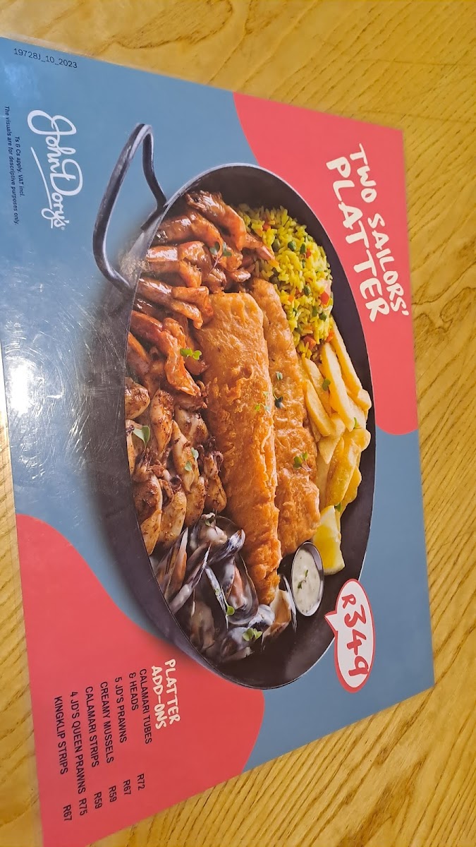 John Dory's East Rand Mall Photo Menu 4