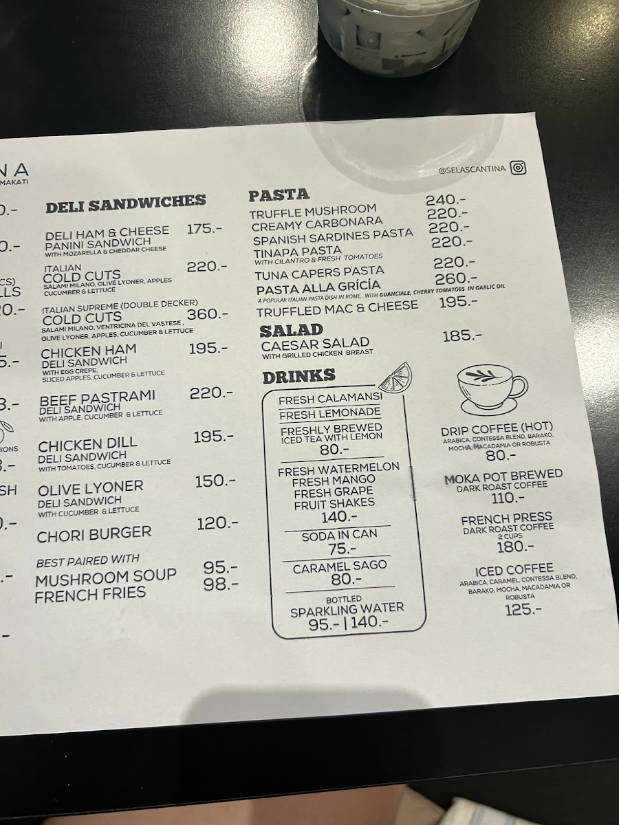 Sela’s Cantina Photo Menu 2