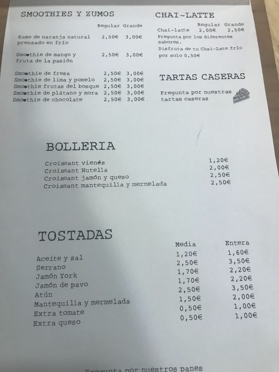 El Café de Axel Photo Menu 4