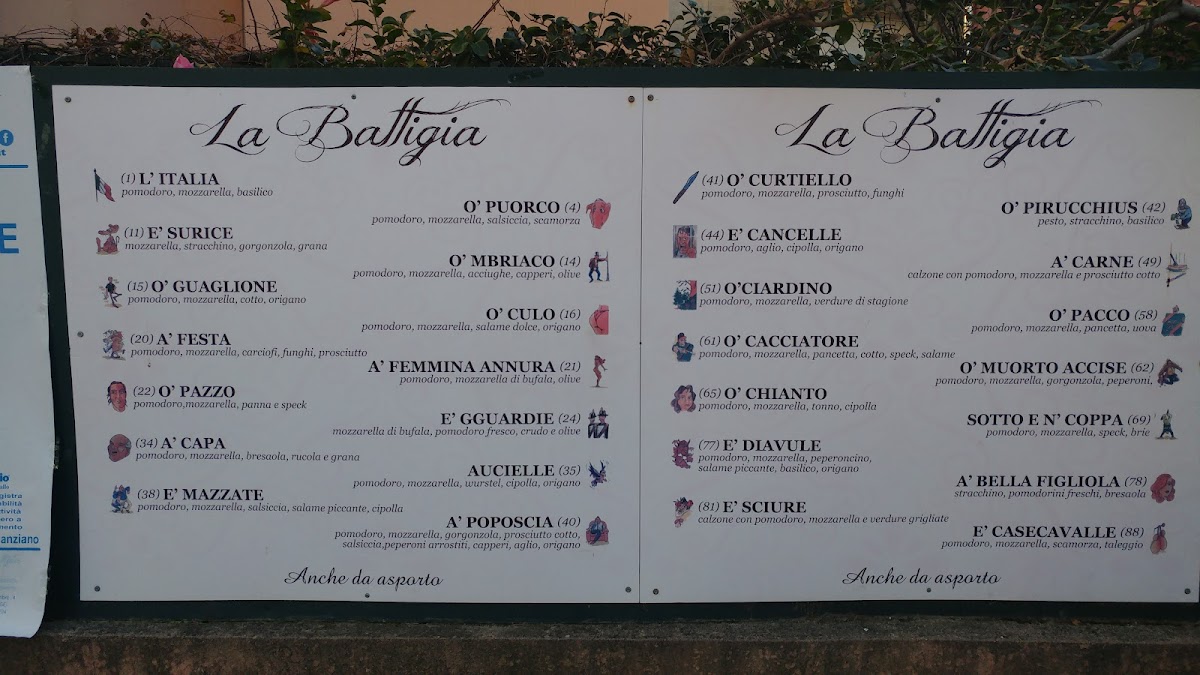 La Battigia Photo Menu 10
