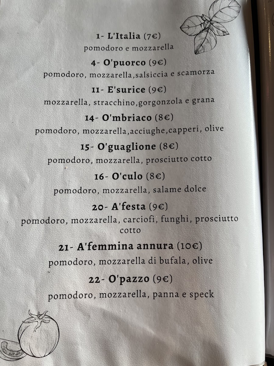 La Battigia Photo Menu 2