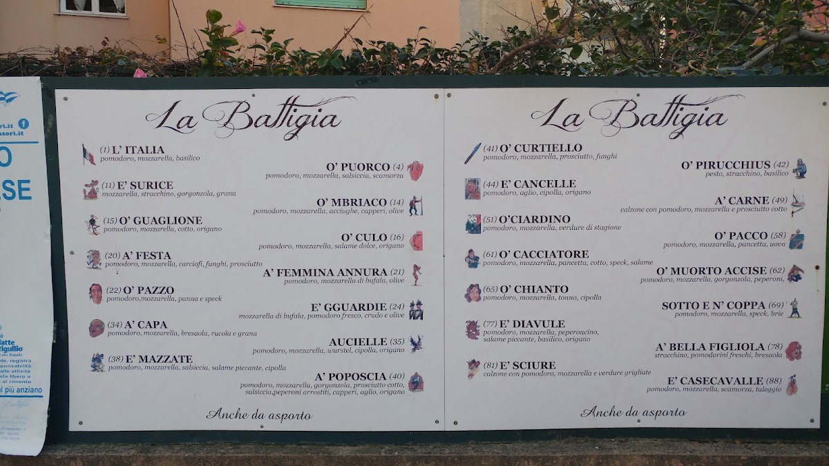 La Battigia Photo Menu 8