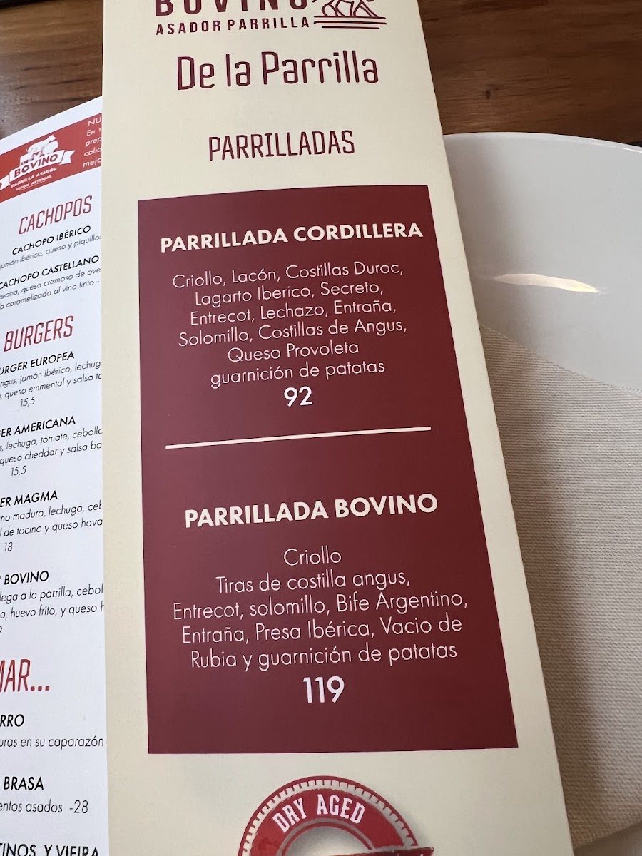 Asador Parrilla Bovino Photo Menu 5