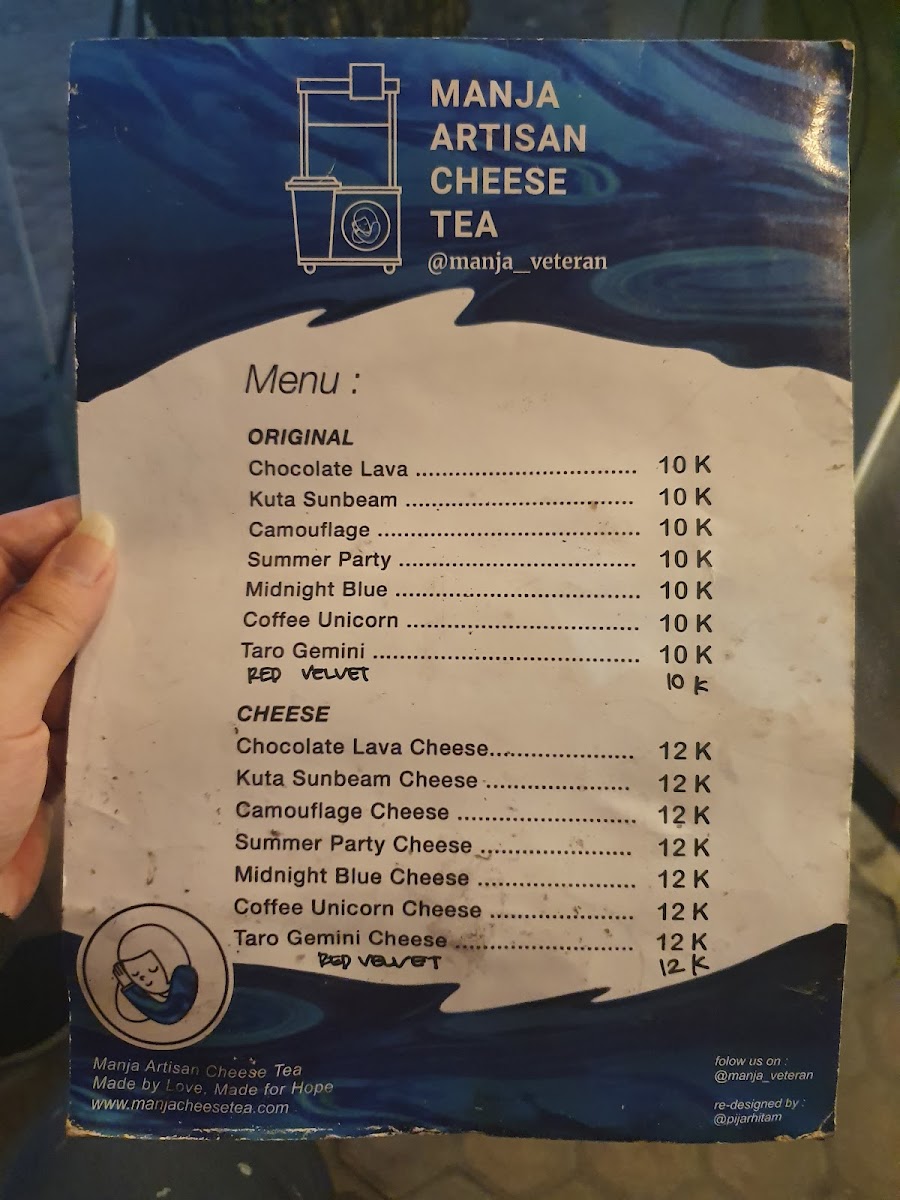 Manja Cheese Tea Photo Menu 1