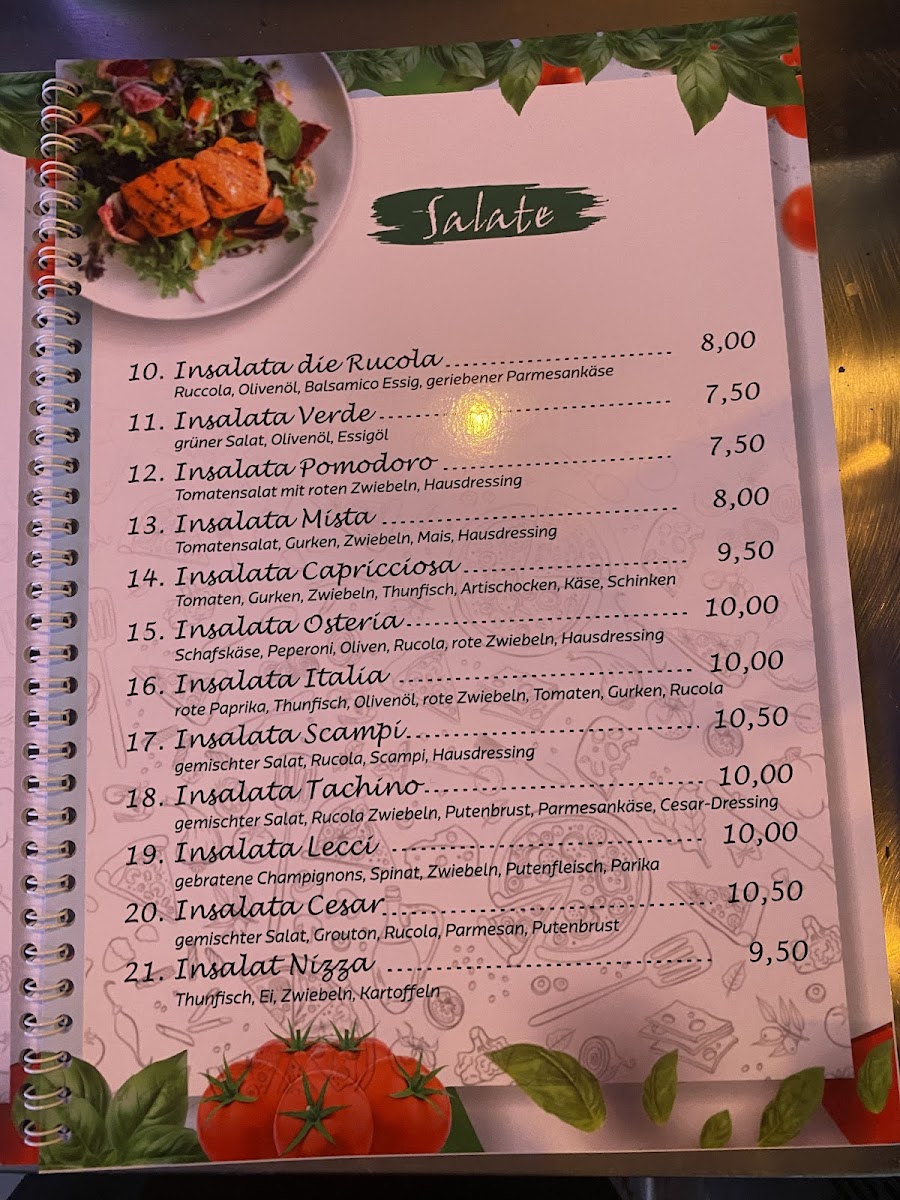 Osteria Pizzaria Italia Photo Menu 1