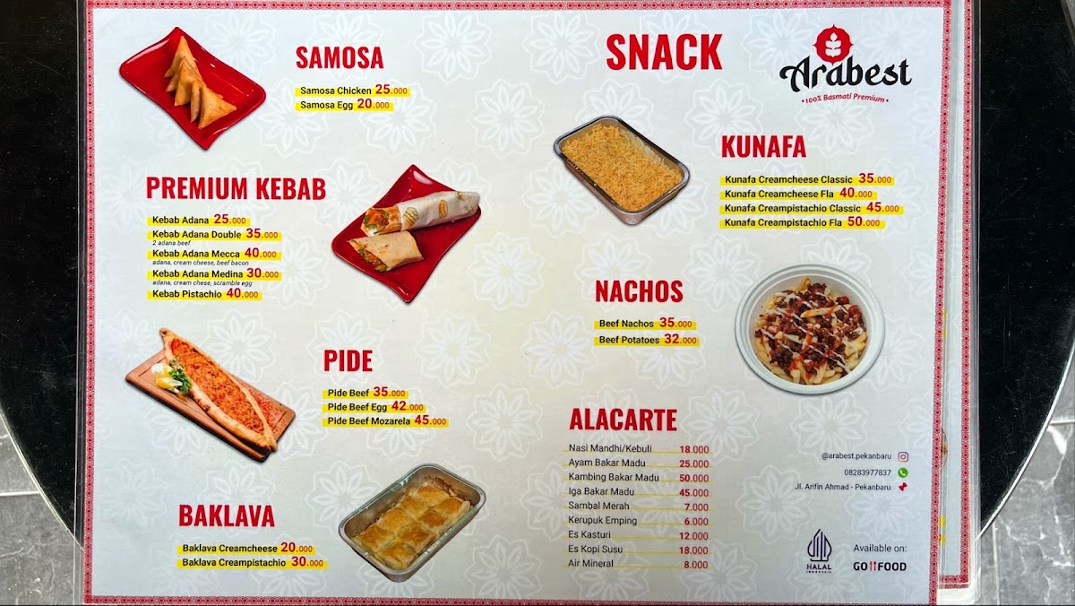 ARABEST PEKANBARU Photo Menu 2