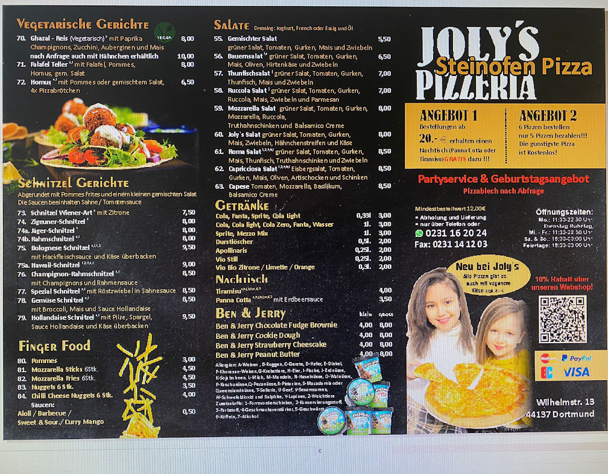 Joly's Pizzeria Dortmund Photo Menu 2