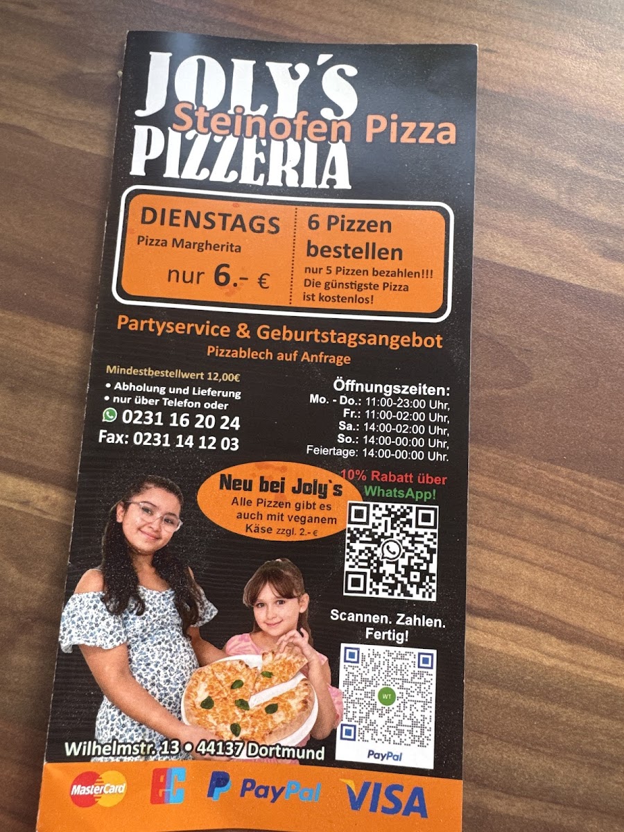 Joly's Pizzeria Dortmund Photo Menu 5
