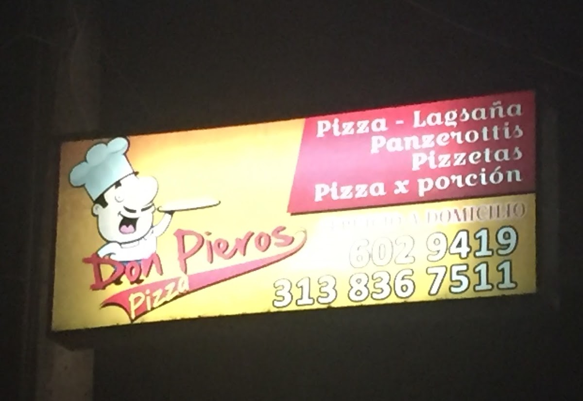 Pieros Pizza Photo Menu 1