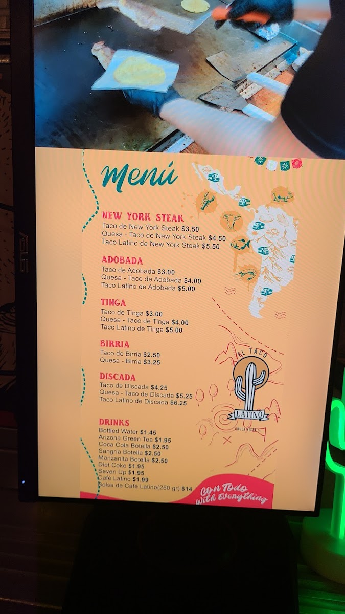 TacoLatino Photo Menu 3