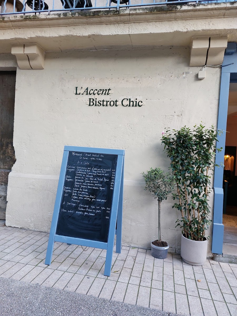 L’Accent Bistrot chic Photo Menu 6