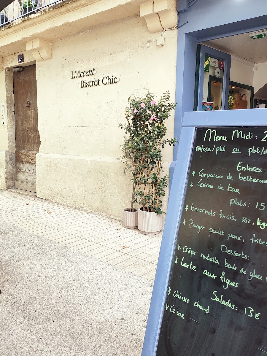 L’Accent Bistrot chic Photo Menu 7