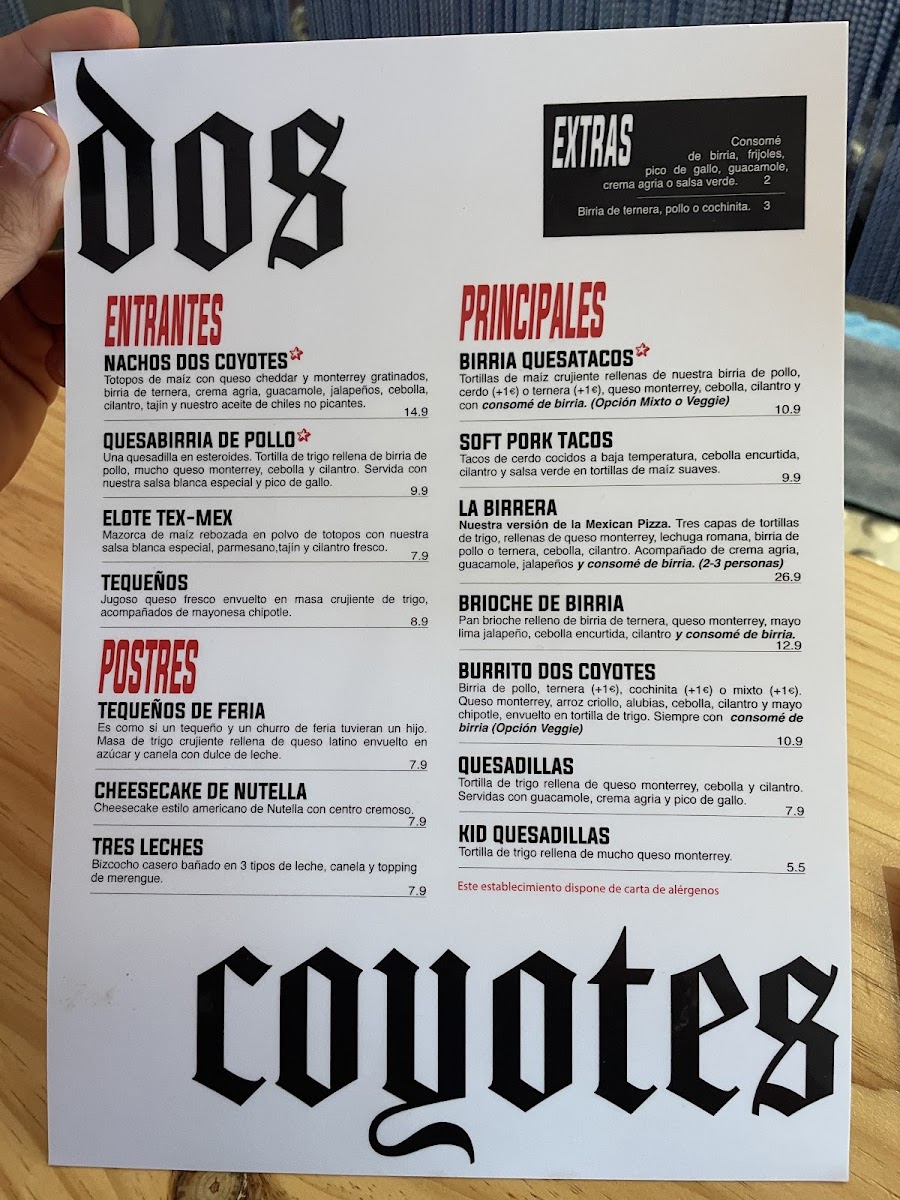 Dos coyotes - Mexican Birriería | Les Corts Photo Menu 2