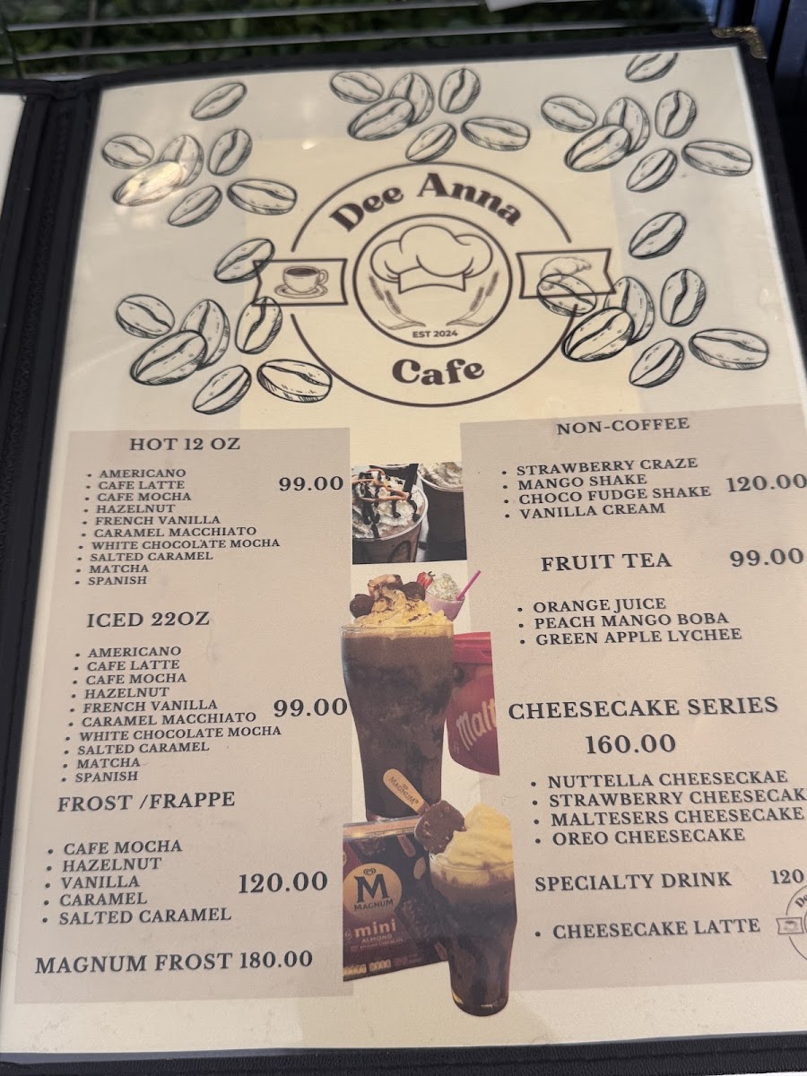 Dee Anna Cafe Photo Menu 7