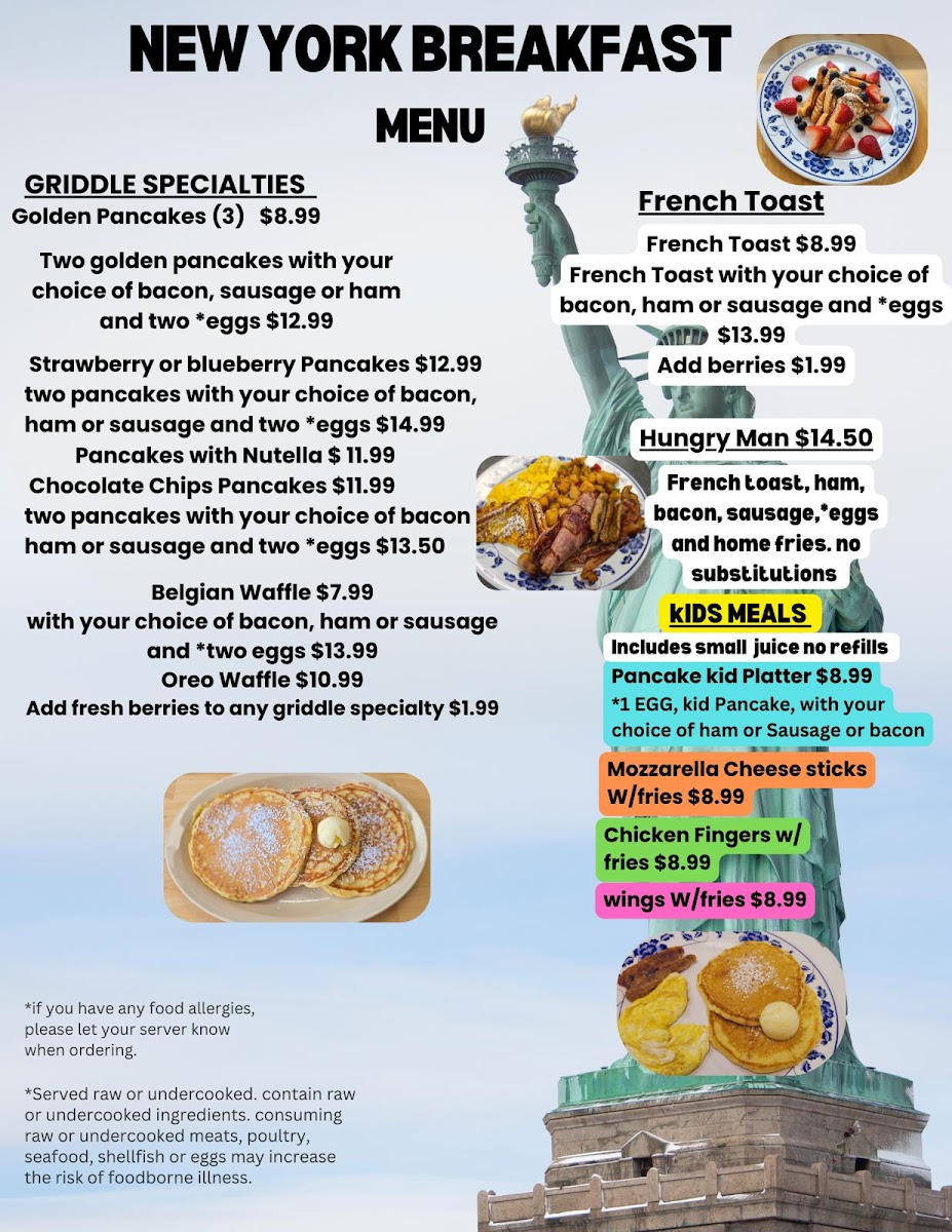 New York Breakfast Photo Menu 3