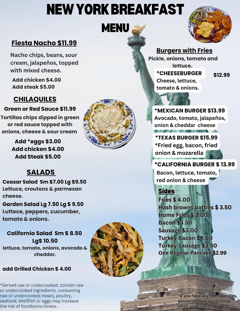 New York Breakfast Photo Menu 4