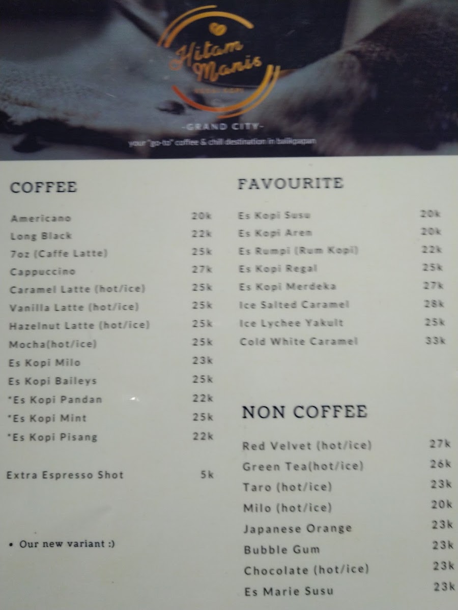 Hitam Manis Grand City Photo Menu 4