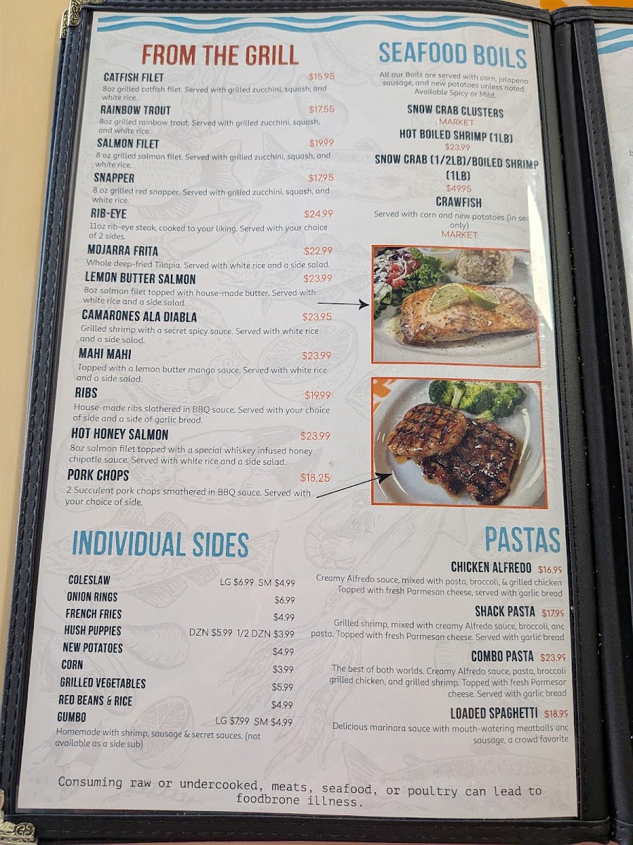 Snapper shack grill & oyster bar Photo Menu 2