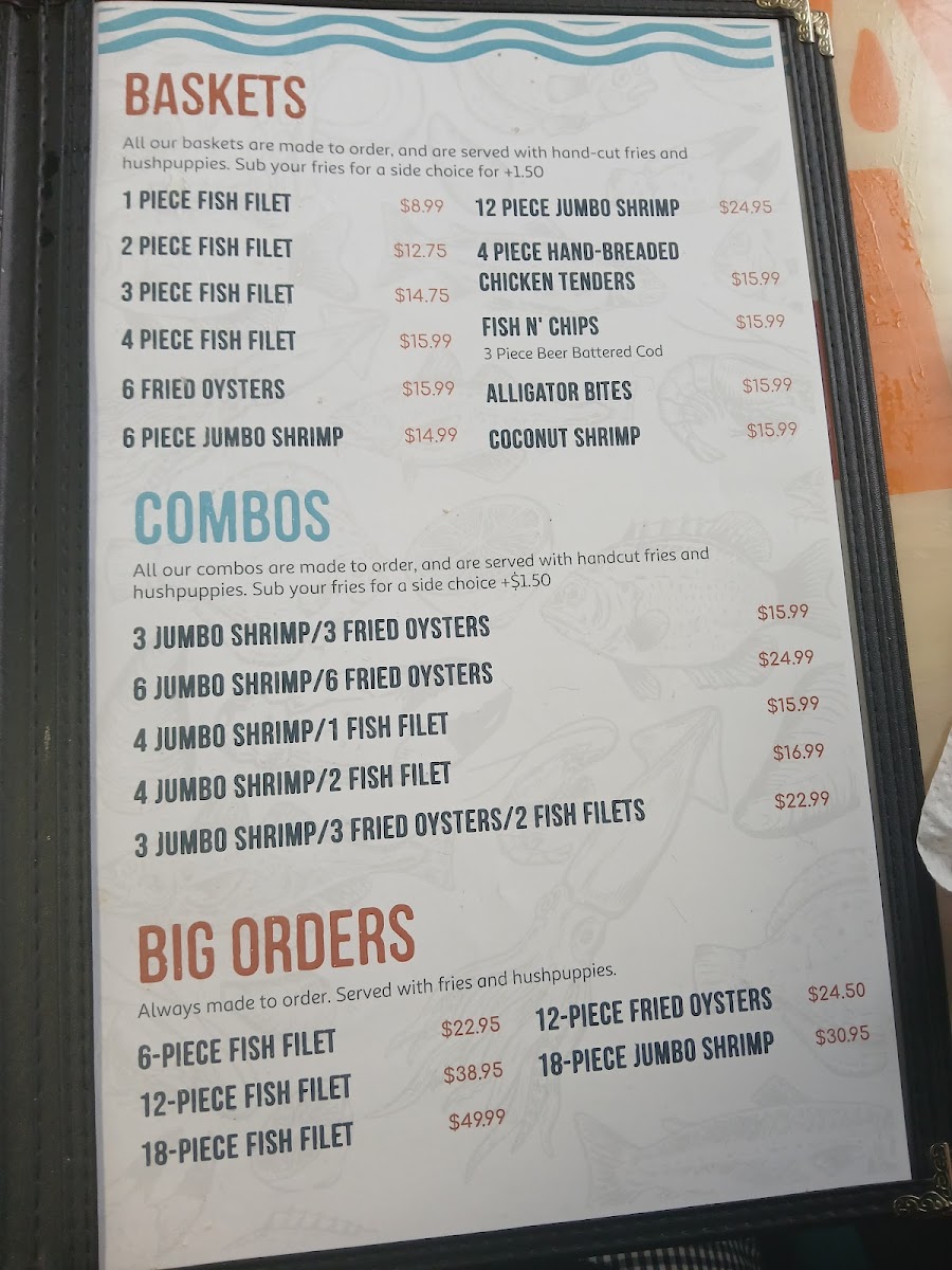 Snapper shack grill & oyster bar Photo Menu 3