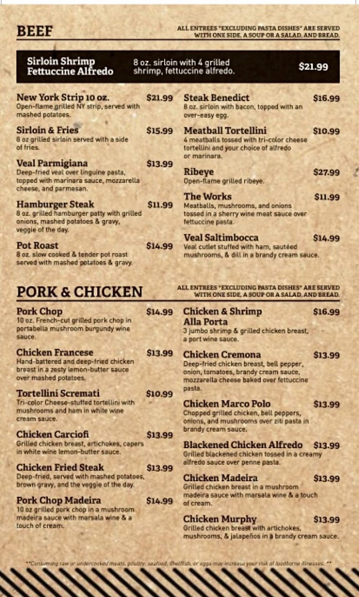 The Brick House Photo Menu 4