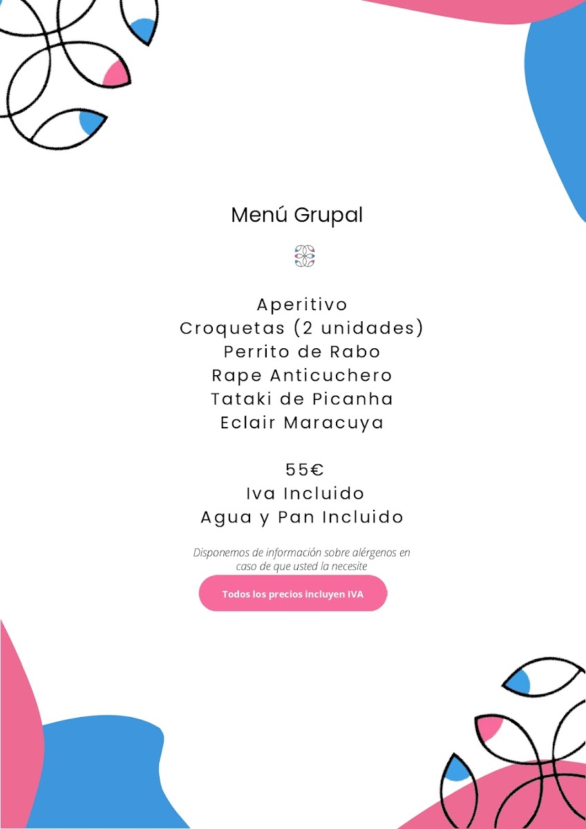Restaurante Aura Photo Menu 1