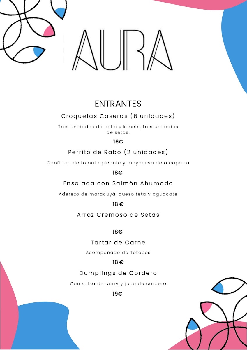 Restaurante Aura Photo Menu 2