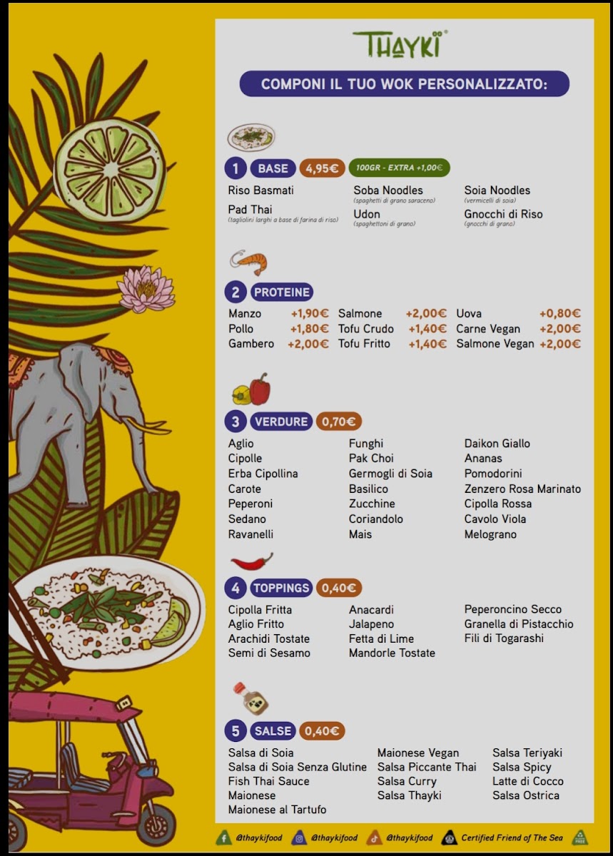 THAYKÏ Thai Food & Poké Photo Menu 10