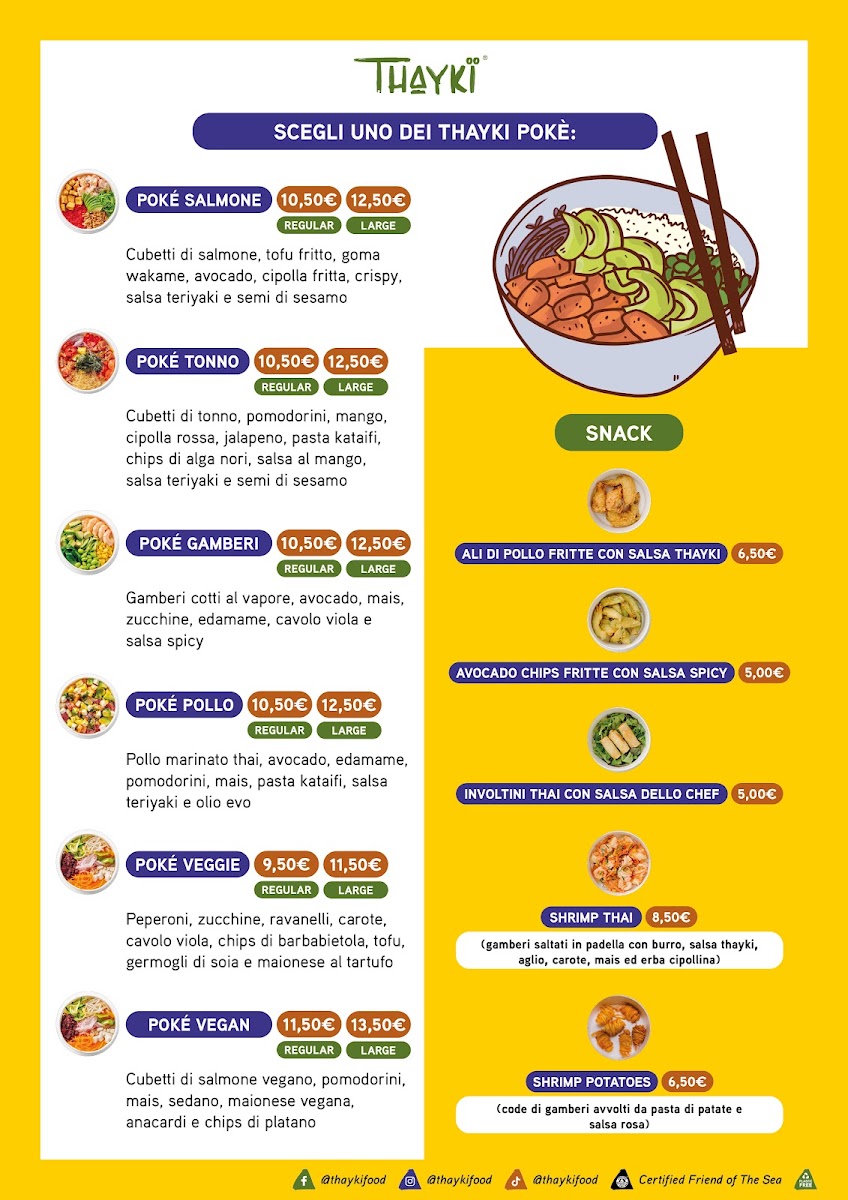 THAYKÏ Thai Food & Poké Photo Menu 5