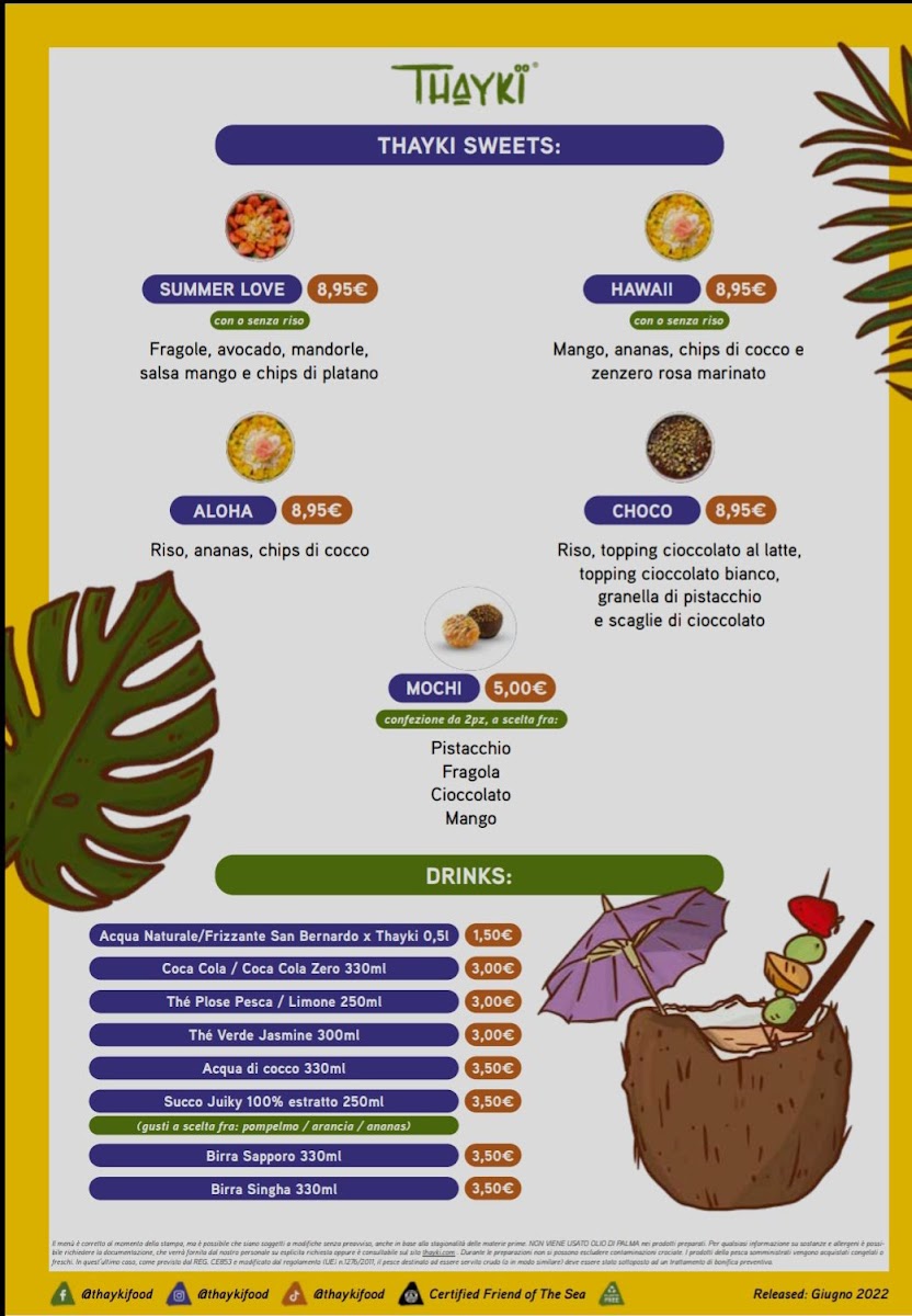 THAYKÏ Thai Food & Poké Photo Menu 9
