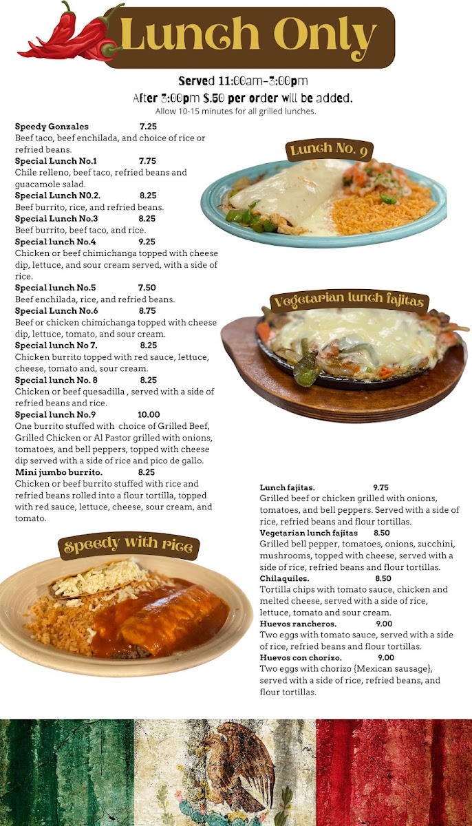 Mi Pueblo Mexican Restaurant Photo Menu 3