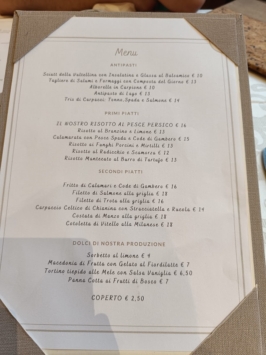 Trattoria Alla Pergola Photo Menu 4